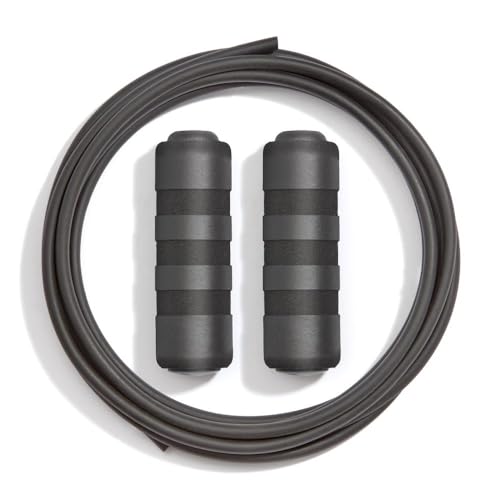 adidas Speed Rope – Längenverstellbares Fitness Springseil mit Kugellager, Schaumstoffgriffen & robustem Nylon für Crossfit, Ausdauertraining, Cardio