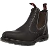 RedbacK Men's Bobcat UBOK Elastic Sided Soft Toe Leather Work Boot (12 AU 3E (13 M US Men)) Dark Brown