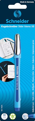 Image of Schneider Memo XB Blue Ink Ballpoint Pen by Schneider Memo XB Blue Ink Ballpoint Pen