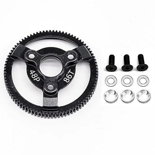86T 48P Hardened Steel Spur Gear for Traxxas Slash Stampede Rustler 2WD