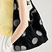 Fashionable Dot Design Underarm Purse Spacious Canvas Bag Lightweight Shoulder Purse For Daily Office Essential