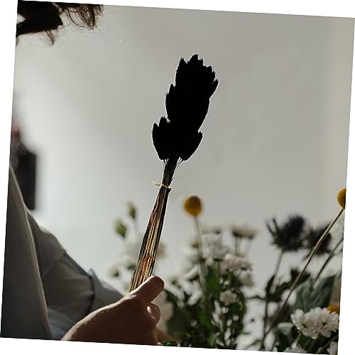 Flores secas Rabbit Tail Grass de 60 piezas para decoración miniatura 4