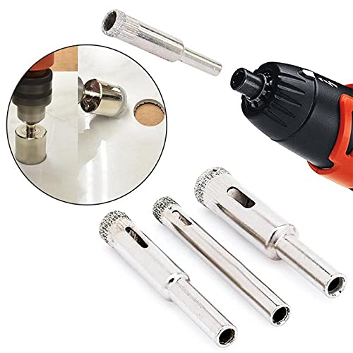 Set de 10 brocas de diamante 3-18 mm para vidrio y cerámica miniatura 3