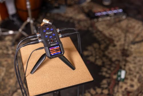 Image of Zoom H6 Essential Handheld Recorder for Musicians, Podcasters & Filmmakers with Stereo Microphones, 4 XLR /TRS Inputs, 6 Tracks of 32-Bit Float Recording, & USB Audio Interface | 4 Xlr and Trs Inputs, Xy Stereo Mic Included, Up to 96khz, USB-C Interface, SD Up to 1TB