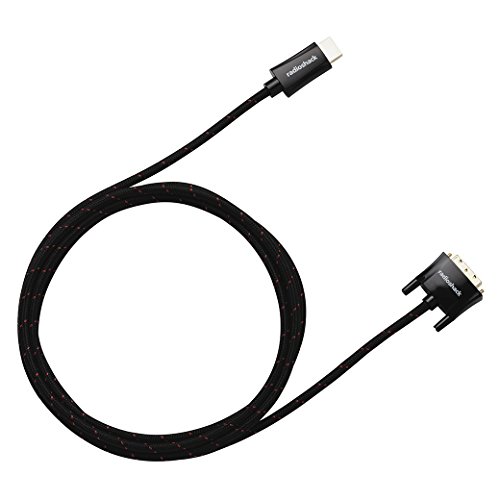 8ft HDMI to DVI Cable - Braided