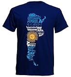 Größen fallen normal aus aprom Argentinien T-Shirt NC-02 - Navy Argentina Inter (L)