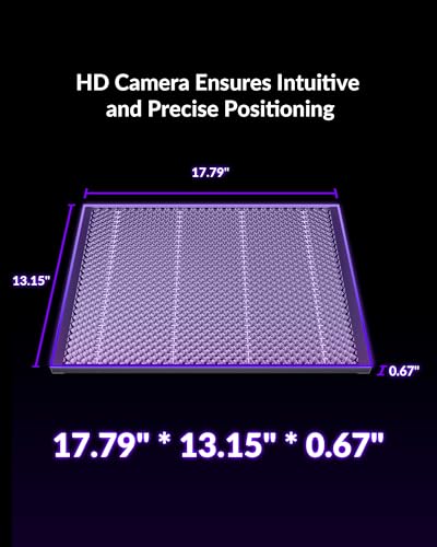 Image of Honeycomb Laser Bed Accessory for WeCreat Vision Laser Engraver and Cutter