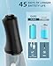 Water Flosser, Water Dental Flosser Pick for Teeth, 300ML IPX7 Waterproof Oral Irrigator, 3 Modes 4 Replaceable Jet Tips, Professional Flossing Cleaning Picks for Home Travel Gums, Braces Care (Black)