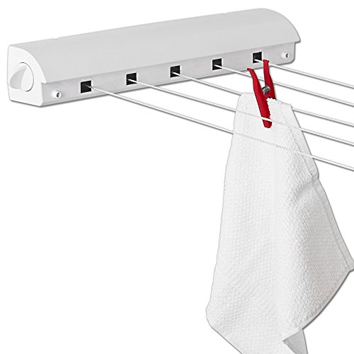 Preisvergleich Produktbild Wäscheleine - Wäschetrockner - ausziehbarer Wäschetrockner