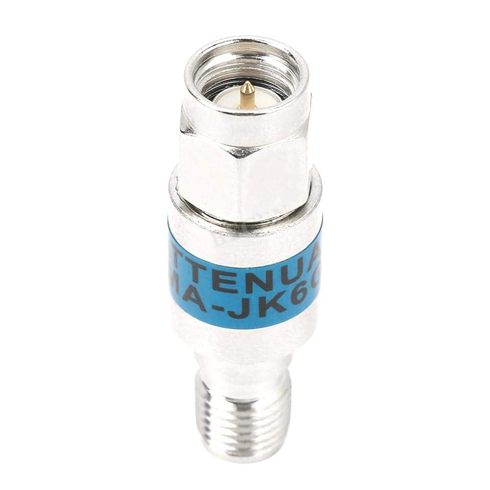 Attenuatore SMA da 2 W DC-6 GHz, da SMA a femmina 50 Ohm coassiale, per telecomunicazioni 10 dB