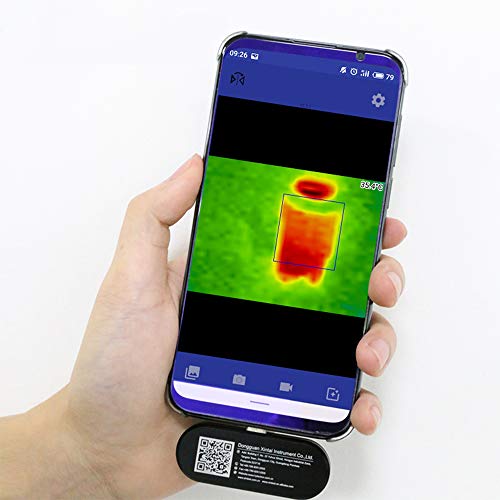 ZUKN Mobile Phone Thermal Imager Multifunctional Handheld Mobile Phone External Meter Detection Infrared Thermal Imager Plug and Play External Probe Only for Android