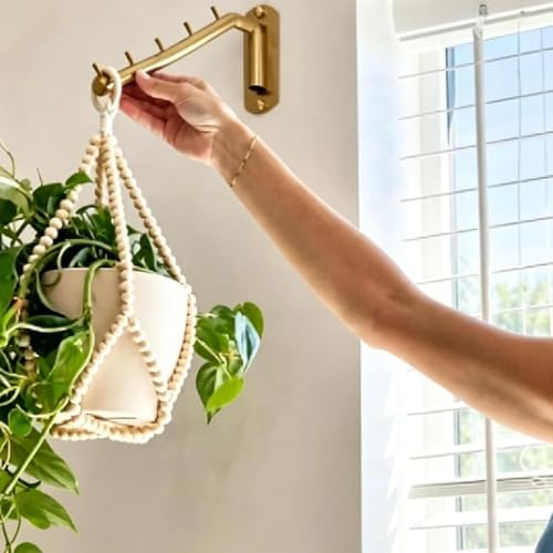 Colgador mural para plantas con soporte angular ajustable funcional 4