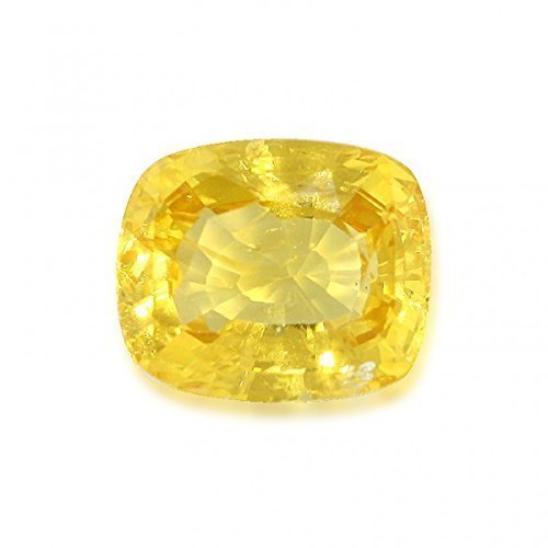 JAGDAMBA GEMSNatural Pukhraj 11.25 Ratti - 10.62 Carat Unheated Untreated Ceylon Yellow Sapphire Certified Natural Gemstone AAA++ Quality