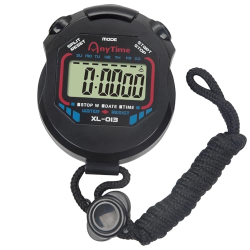 Cronometro digitale per Sport - timer professionale per la corsa, il nuoto e la forma fisica | Gruggine stella sportiva...