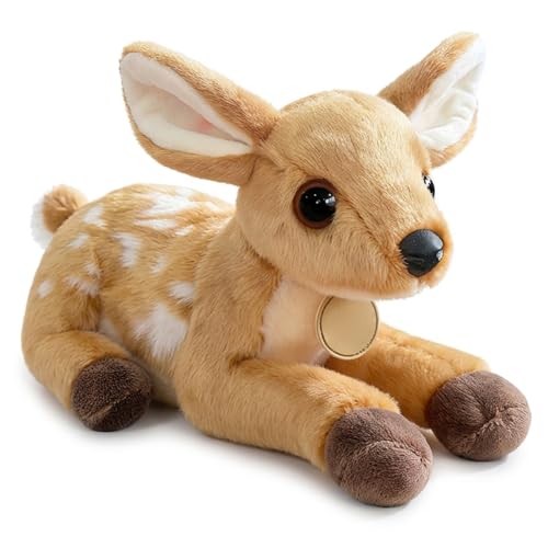 Cerf en peluche doux pour réconforter et décorer sans piquer