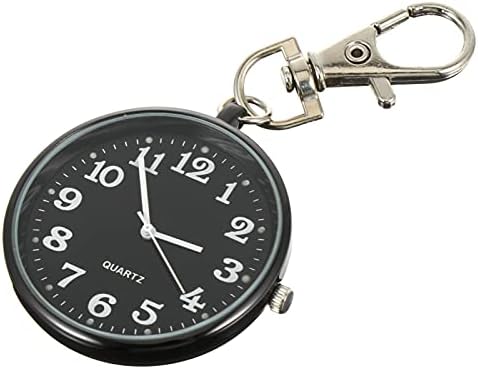 Balacoo TEHAUX Nurses Fob Watch Retro Quartz Pocket Watch Keyring Nurse Watch Keychain Hanging Pendant,1