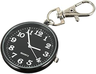 Balacoo TEHAUX Nurses Fob Watch Retro Quartz Pocket Watch Keyring Nurse Watch Keychain Hanging Pendant,1