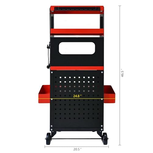 Carro herramienta multiusos portátil para protección contra óxido, diagnóstico y almacenamiento, marca YooUmiLife miniatura 4