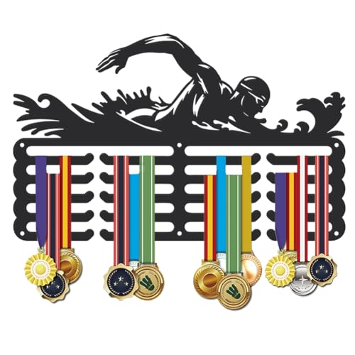 SUPERDANT Swim Medal Hanger Swimming Medal Display for Sports Award Display