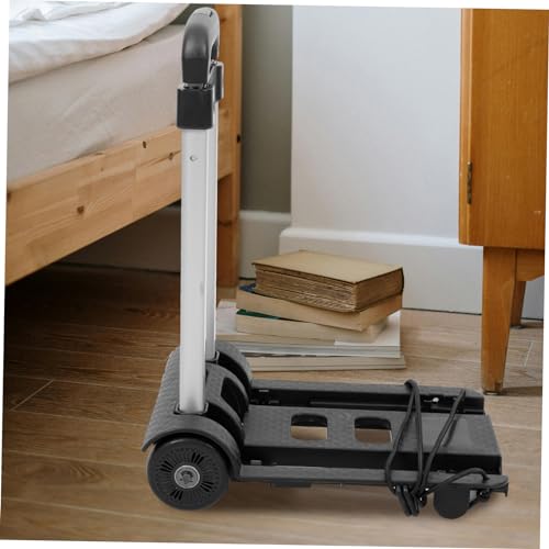 Carrito plegable portátil ligero para compras y equipaje miniatura 5