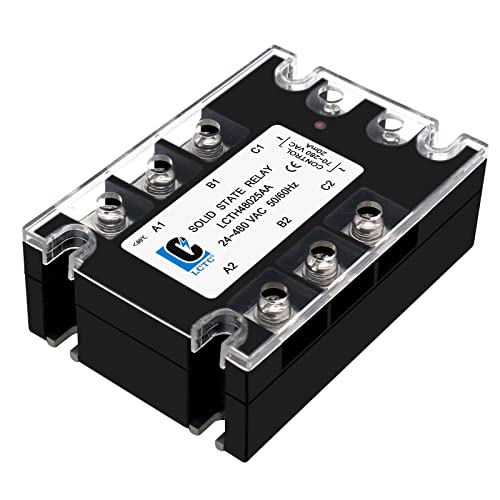 Relais à semi-conducteurs 3 phases SSR-25AA pour commutation AC AC 25A