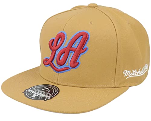 Mitchell & Ness Gorra Fitted Los Angeles Lakers Marrón miniatura 3