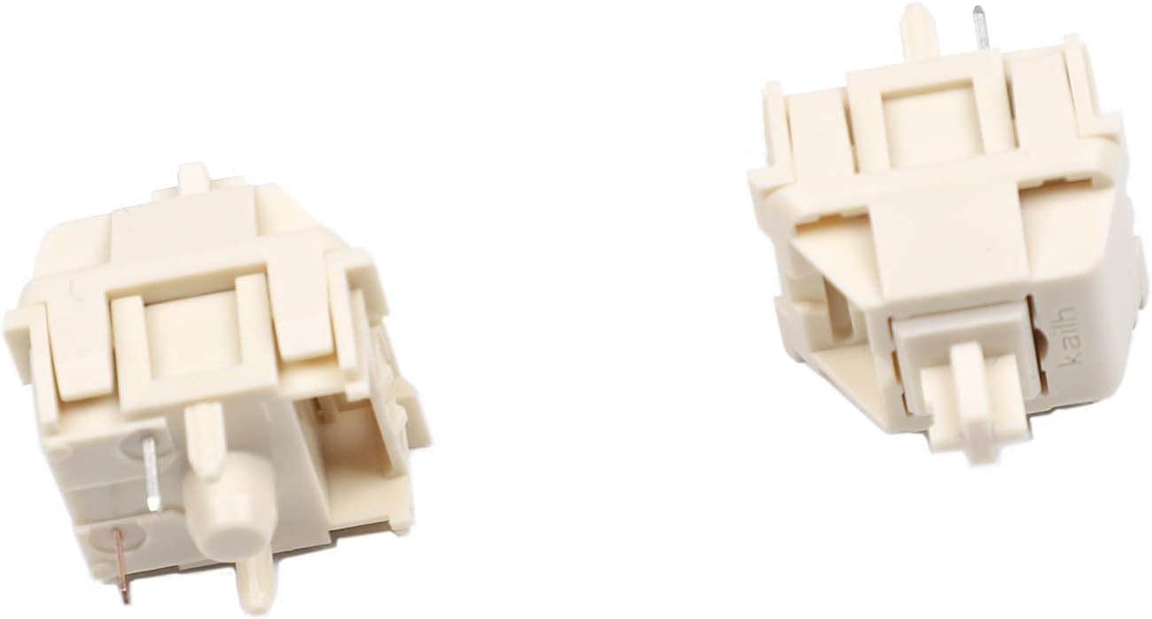 KAILH Novelkeys Cream MX SMD 5 Pin RGB Switches for Backlit Mechanical Gaming Keyboard (68 pcs, Novelty Cream)
