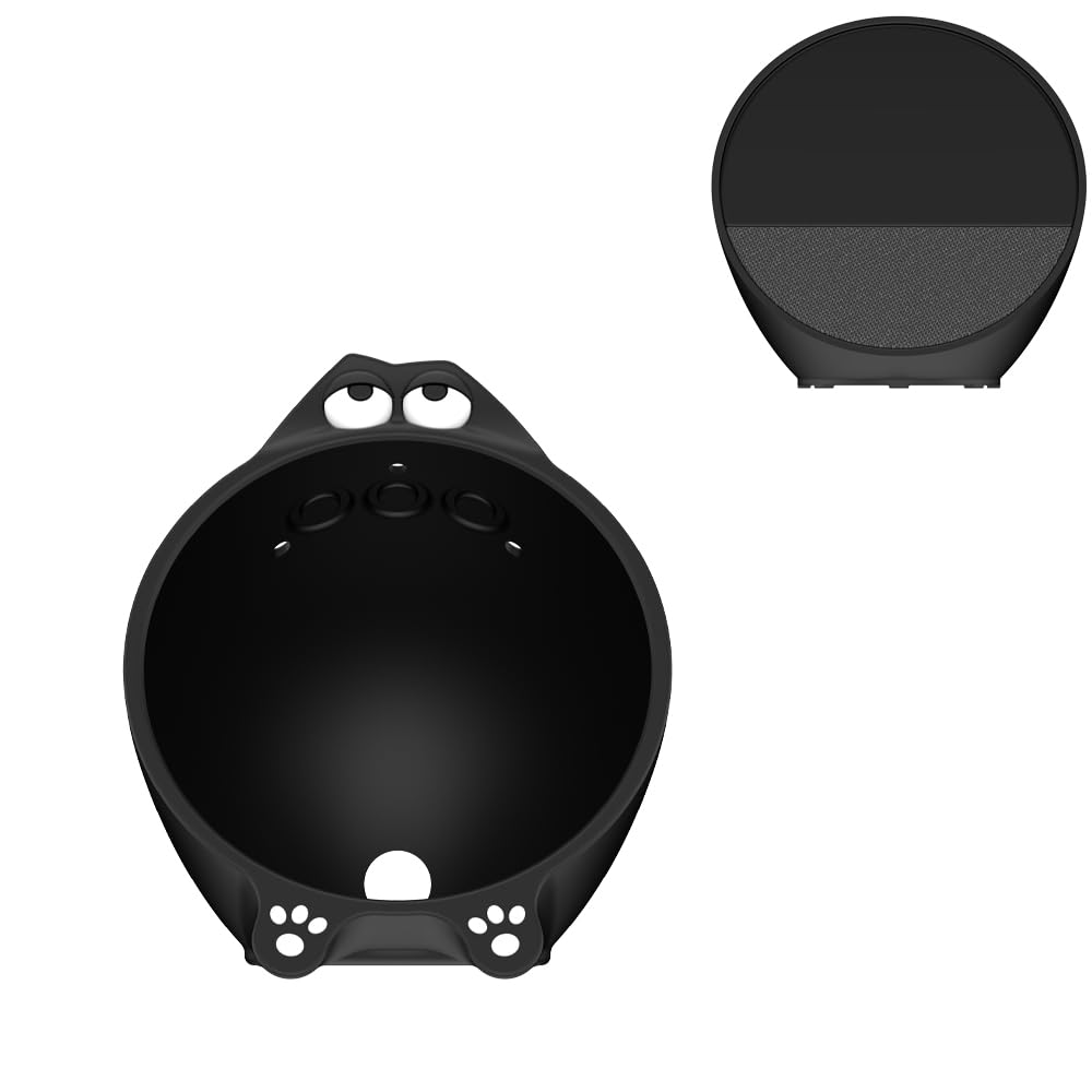 Funda de Silicona con Soporte para Altavoz Inteligente para Amazon Echo Spot 2024 Funda Protectora para niños Protección contra caídas a Prueba de Polvo