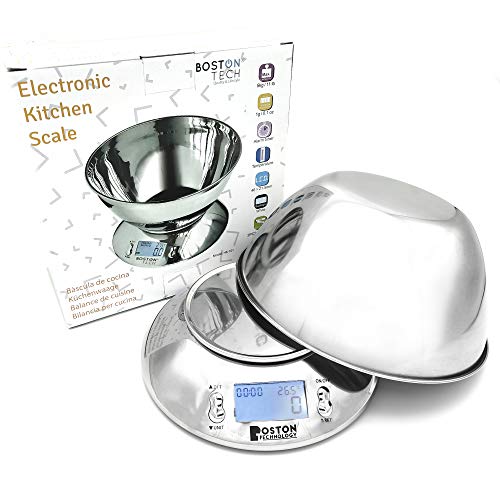 Digitale Küchenwaage mit abnehmbarer Edelstahlschüssel, LCD-Timer mit Hintergrundbeleuchtung und Temperatursensor… – Bild 3