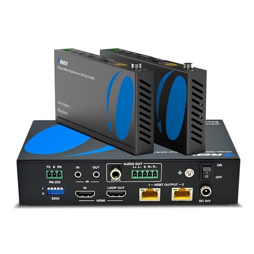 Extensor HDMI 4K Balun OREI ideal para auditorios y sistemas de videovigilancia industrial