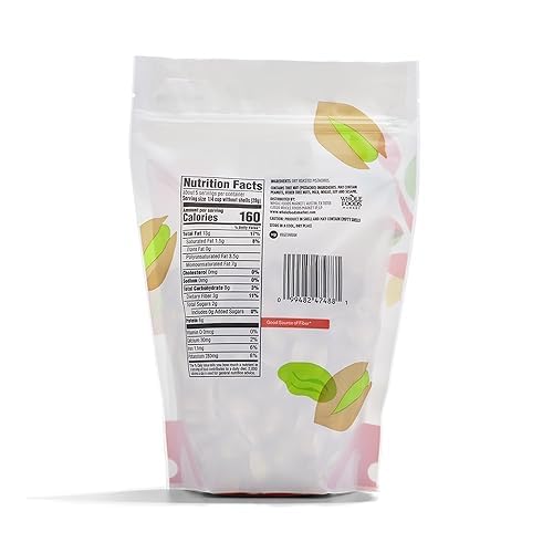 Image of 365 by Whole Foods Market, Roasted Unsalted Pistachios, 10 Ounce (Pack of 2)