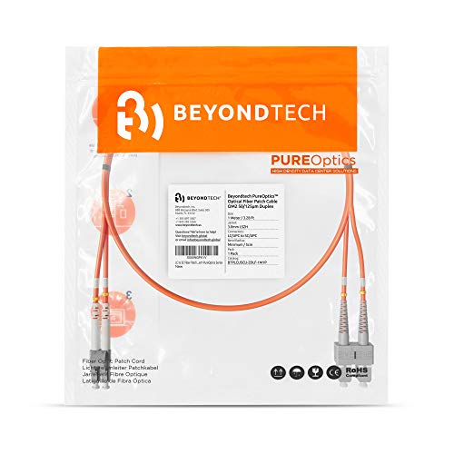 Câble de raccordement fibre multimode duplex Beyondtech Pureoptics de haute précision