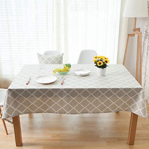Nappe picnic et décoration de table moderne en lin vert clair - 4