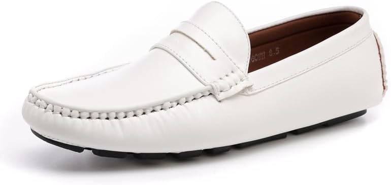 DECARSDZ Men's Lightweight Casual Penny Loafers Soft for Driving Slip on Shoes for Men