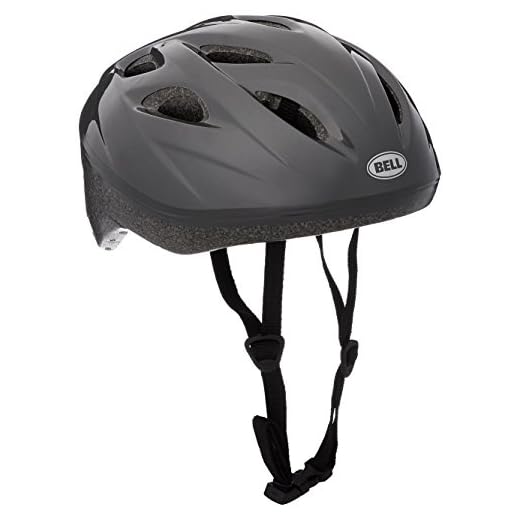 BELL 7063302 Adult Reflex Helmet, Solid Dark Titanium