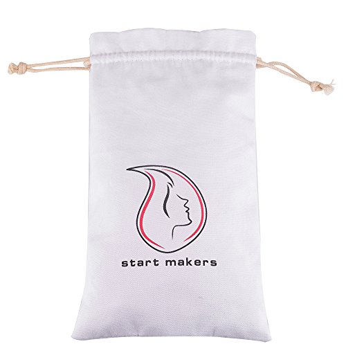 Start Makers 7 Pinceles de maquillaje profesionales+1 silicona batido de huevo- pinceles de maquillaje de Kabuki - Cara Fundación de ojos cepillo cosméticos Kit - mango de metal conforman pincel - maquillaje sistemas de cepillo suave - maquillaje cepillo limpiador súper Premium Gift Set Schminkpinsel Pinceaux