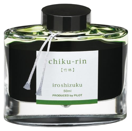 Pilot Iroshizuku Fountain Pen Ink - 50 ml Bottle - Chiku-rin Bamboo Forest (Yellow Green) (japan import) - image 1
