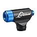 Ctrepower CO2 Bike Tire Inflator – Quick Push-Button Release, Fits Presta & Schrader Valves, Durable Aluminum Alloy CO2 Pump (Cartridges Not Included) (Black-Blue)