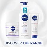 NIVEA Body Repair & Care Cream (400ml Jar), Sensitive Moisturising Cream with NIVEA DEEP MOISTURE SERUM, Body Cream with Strengthening Formula, Body Cream for Dry Skin - Image 5