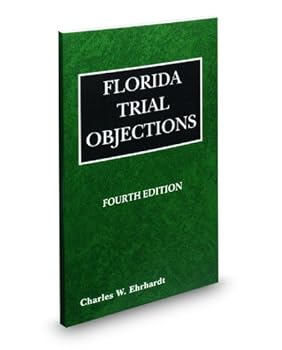 Paperback Florida Trial Objections, 4th Book