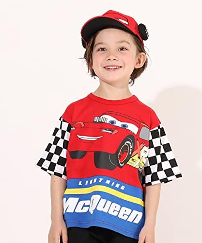 Amazon Co Jp Babydoll ベビードール ディズニー 袖チェッカー柄tシャツ 5018k ボトム別売 130cm カーズ ベビー マタニティ