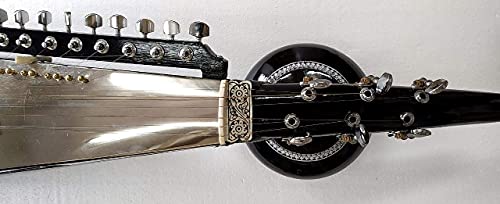 SARODE LUTH INDIEN, ÉLECTRIQUE ACOUSTIQUE, BASSE, CORPS EN CÈDRE. Clés de guitare - Les Beatles, Paul McCartney, John Lennon, RIngo Starr, George Harrison SARODE LUTH INDIEN, ÉLECTRIQUE ACOUSTIQUE, BASSE, CORPS EN CÈDRE. Clés de guitare – Image 5