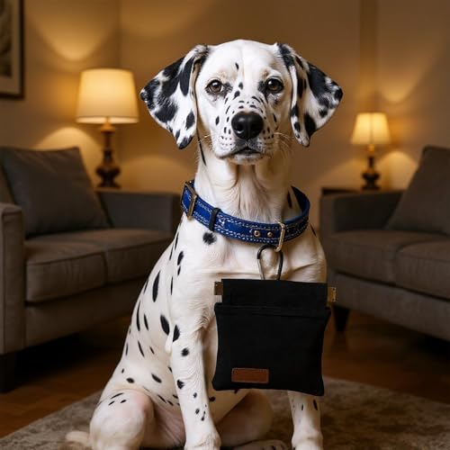 ElevateTech Leckerlibeutel für Hunde Freihändiges Trainingstasche Kleine Futterbeutel Hundeleckerlitasche mit Automatischem Verschluss Hundetraining Leckerlitasche für Welpen, Reisen oder im Freien