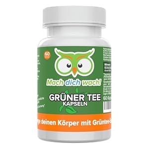 Mach Dich Wach! Grüner Tee Kapseln 60 Stück