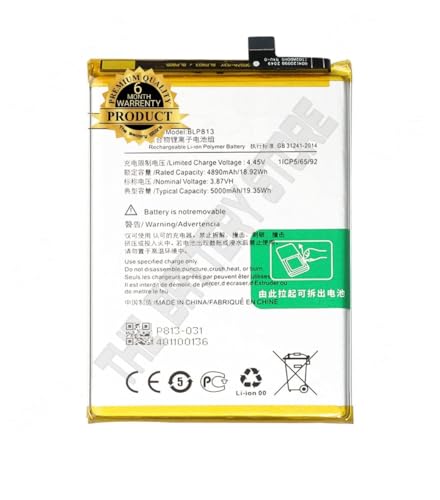 Image of Original BLP813 Battery for OnePlus Nord N100 BE2011, BE2012, BE2013, BE2015 5000mAh Battery with 6 Months warrenty*** (Sep57)