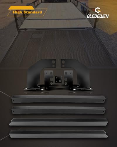 Image of Locking System & Lift Assist for Trailer Gates, Compatible with Utility Trailer Ramp and Tailgate, with 12 to 24 Inch Height Side Rail, 4 to 6 Feet Height & 6 FT 9 In Max Width Tail Gate or Ramp