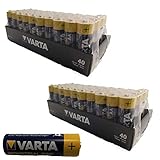 varta industrial aa datasheet - Baugröße: AA/LR06 80 x Varta Batterien Alkaline, Mignon, AA, LR06, 1.5V Industrial, Shrinkwrap