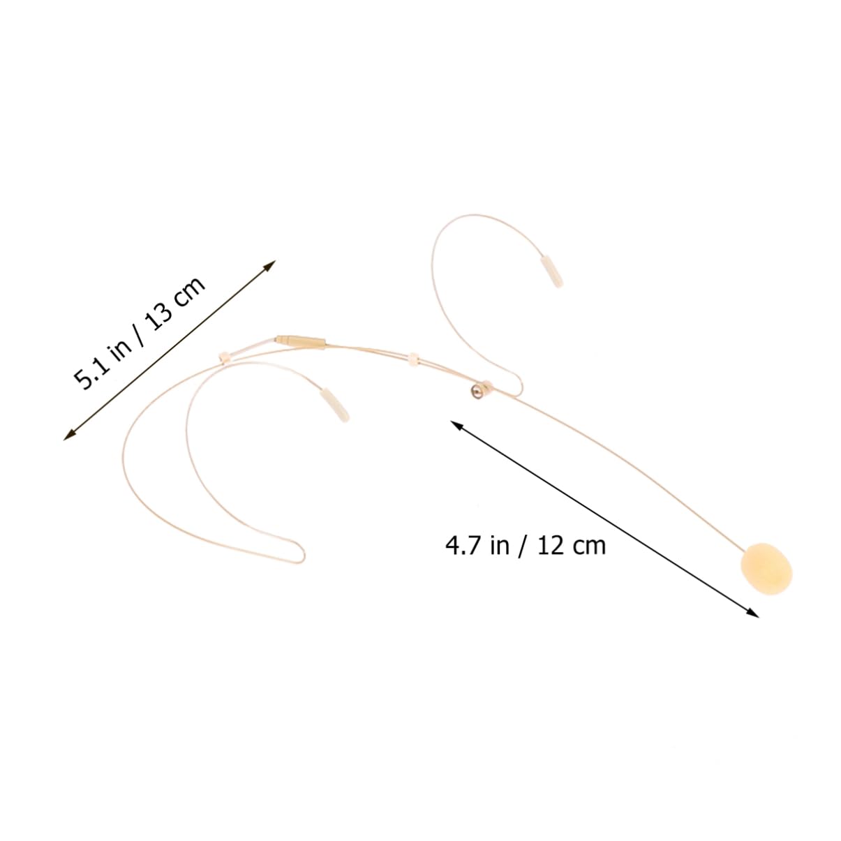 ULDIGI Ultra-Lightweight Headset Microphone Condenser Mic for Voice Amplifier Comfortable Design XLR 3 Pin