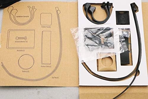 Dettaljati view of BONTRAGER NODE2.1 mounting hardware and accessories