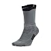 Nike Elite Versatility Crew Basketball Sock Cool Grey (065) / Black/ Cool Grey Large